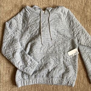 Quilted Nine West NWT Grey Hoody